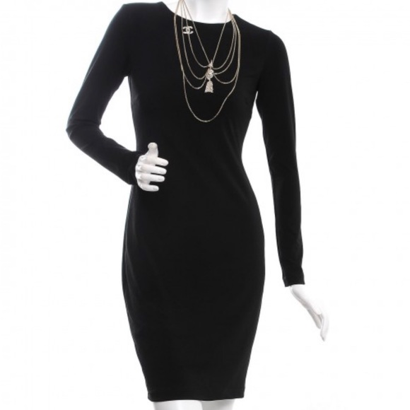 CHANEL Crystal Pearl Multi Strand Chain CC Arrow Necklace Gold - Picture 3 of 16